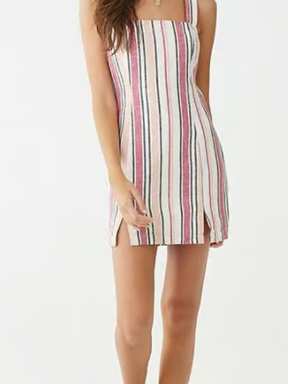 Forever 21 Linen Blend Mini Dress